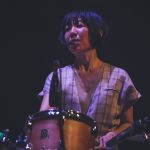 YoshimiO on drums at Roulette 2019